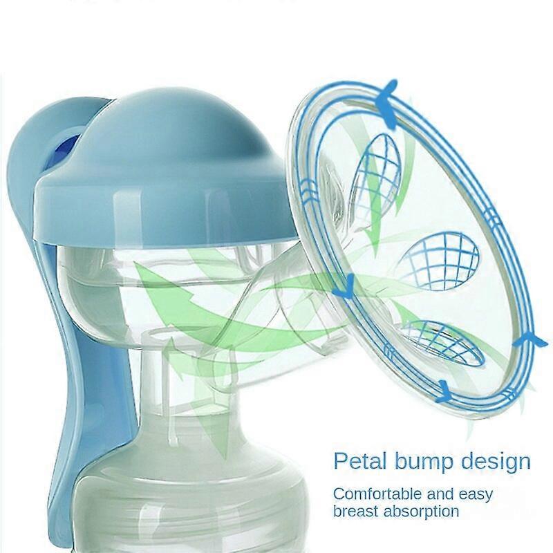 Kamelkart Manual Breast Pump – Comfortable, Portable & Easy to Use | BPA-Free, Ergonomic Design (Blue)